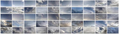 Collection of 50 video footages of time lapse skies [4K]