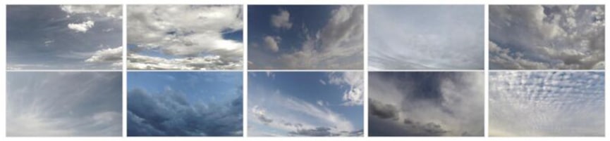 Collection of 10 video footages of time lapse cloudy skies [4K]
