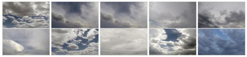Collection of 10 video footages of time lapse storm skies [4K]