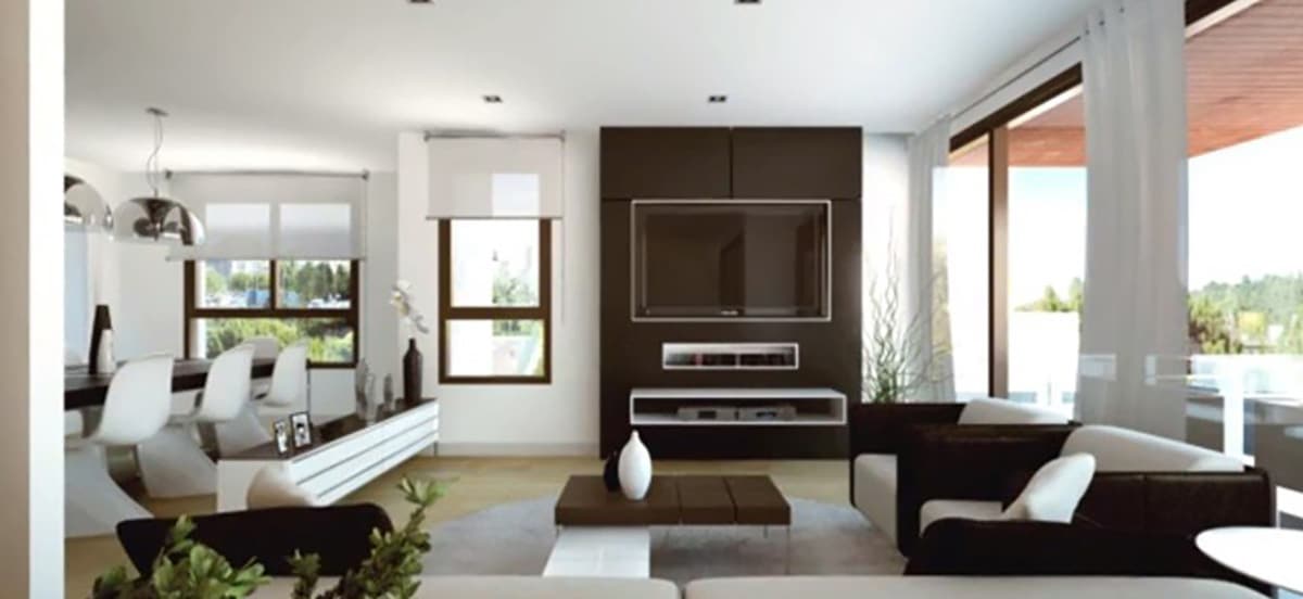Interior render image of living room by GAYARRE