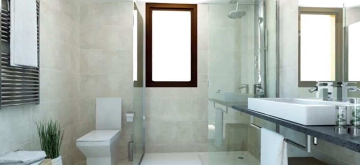 Interior render image of a bathroom by GAYARRE