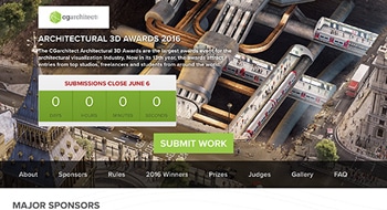 3dawards-cgarchitect home page web site