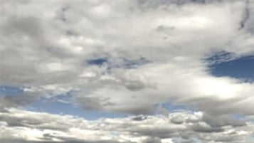 Video footage of time lapse cloudy sky with cumulus [4K]