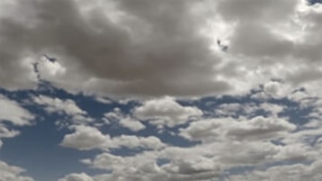 Video footage of time lapse storm sky with cumulus