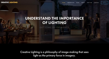 creativelighting home page web site