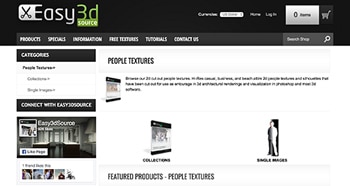 easy3dsource home page web site