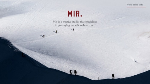 mir home page web site