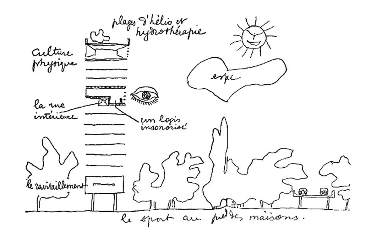 Le Corbusier drawing