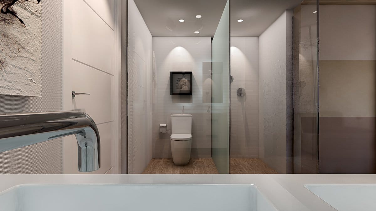 Render interior bathroom of Oxalis by GAYARRE infografia
