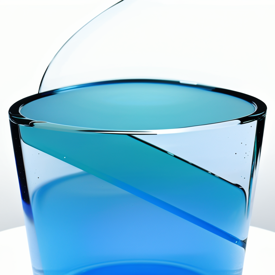 AI GAYARRE infografia logo on a glass with reflections